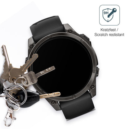 2x 9H Schutzfolie matt für Garmin Tactix 8 47mm AM (3)