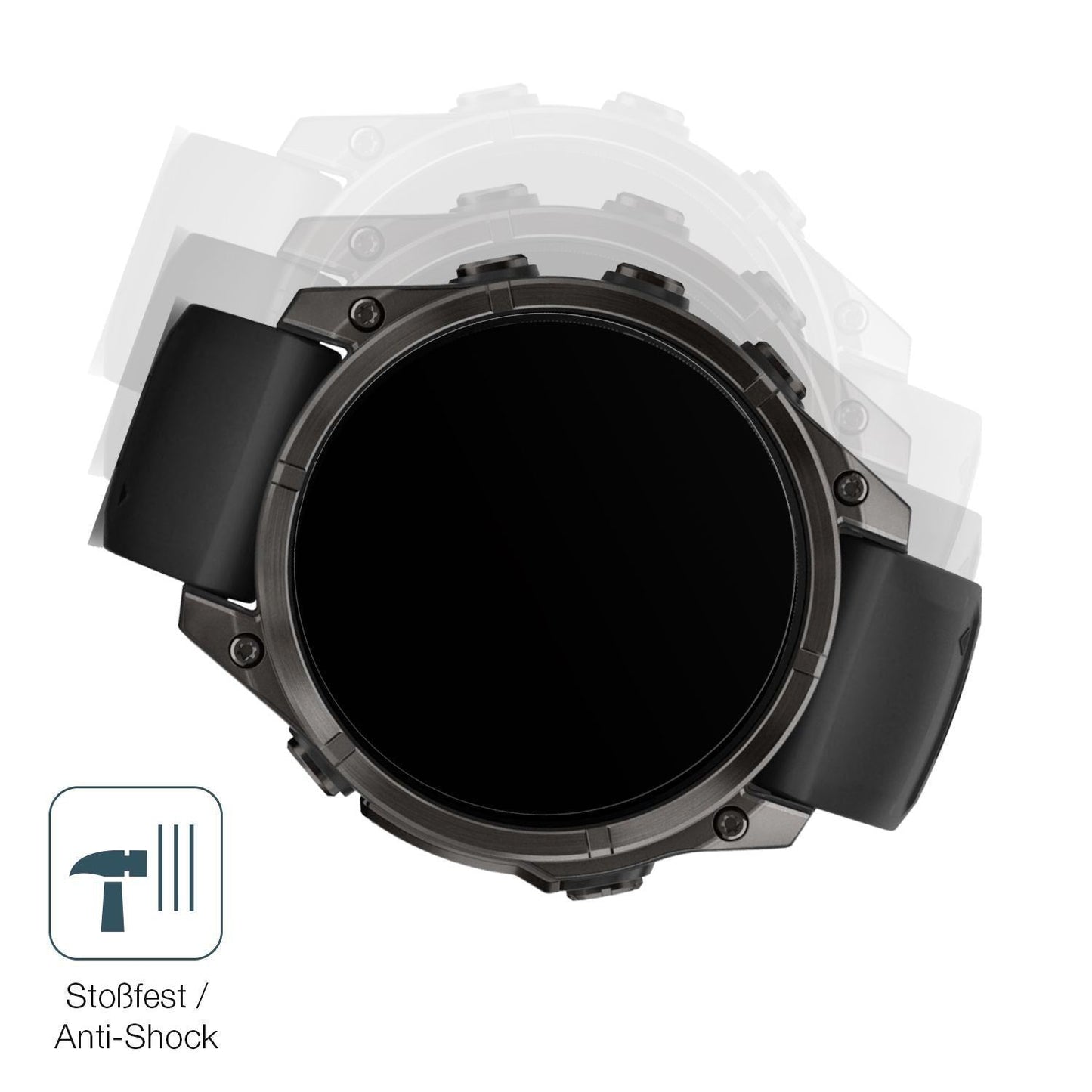 2x 9H Schutzfolie matt für Garmin Tactix 8 47mm AM (4)