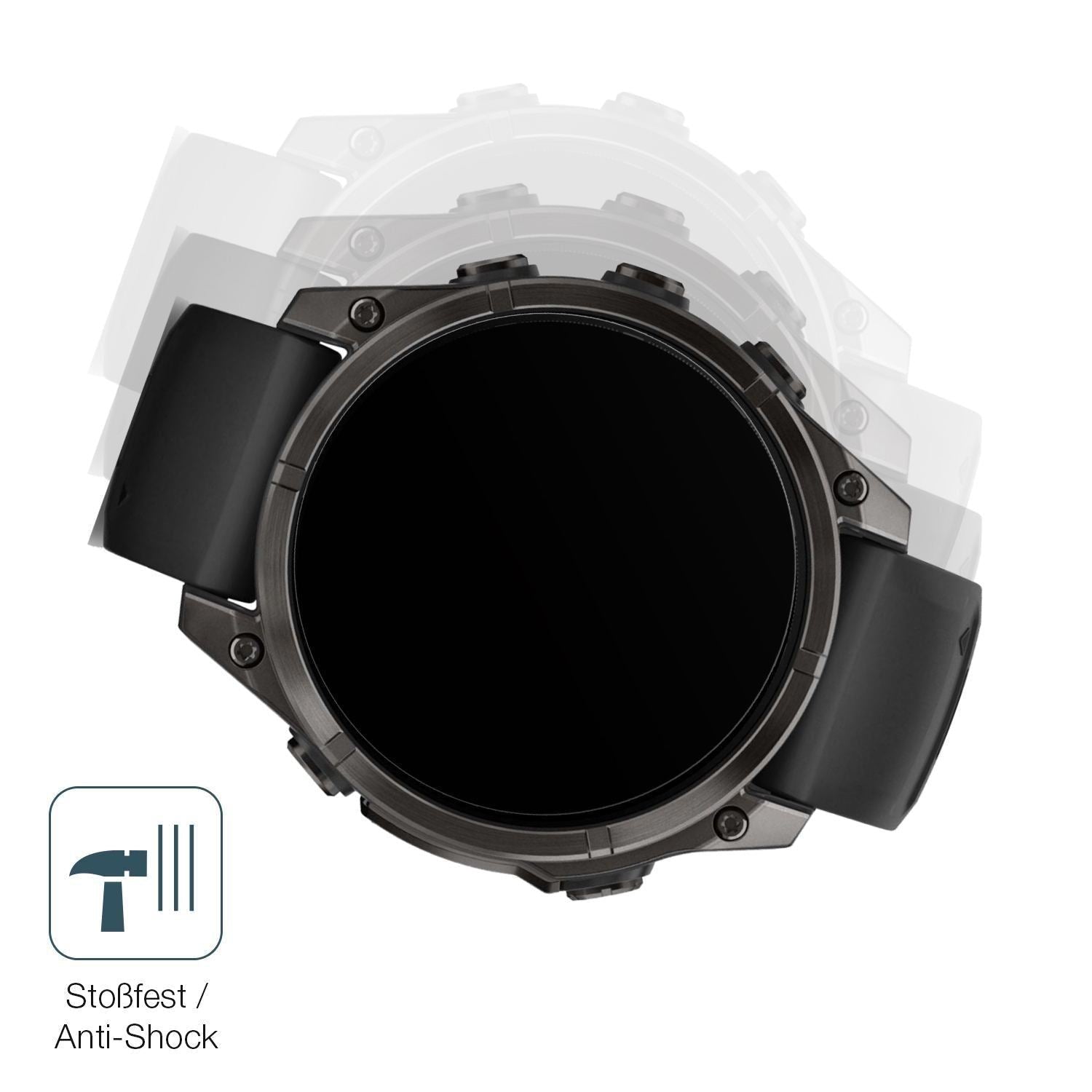 2x 9H Schutzfolie matt für Garmin Tactix 8 47mm AM (4)