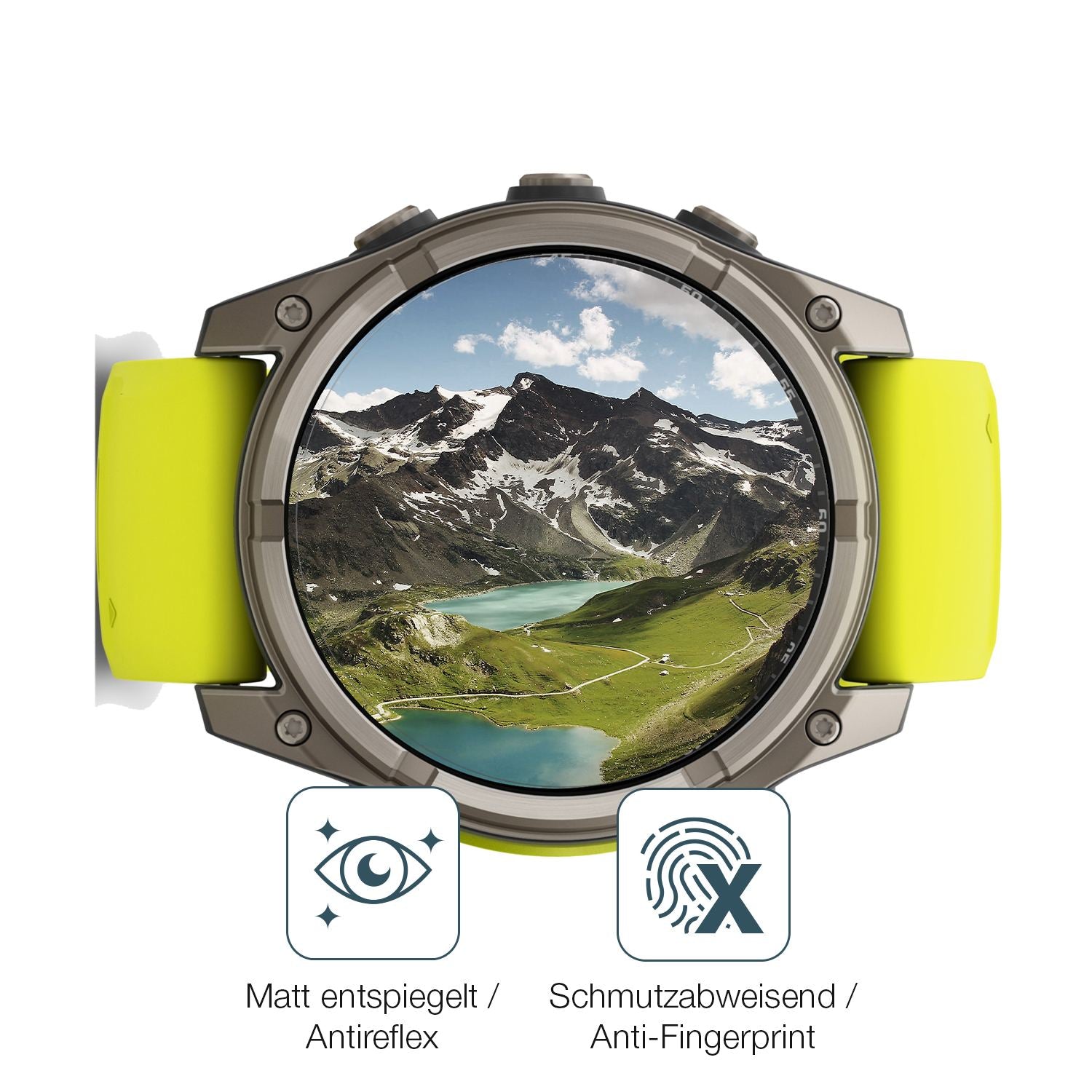6x Schutzfolie matt für Garmin Tactix 8 51mm SOLAR (4)