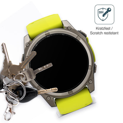 2x 9H Schutzfolie matt für Garmin Tactix 8 51mm SO (3)