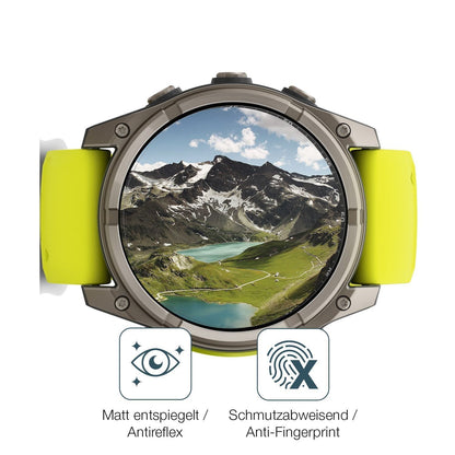 2x 9H Schutzfolie matt für Garmin Tactix 8 51mm SO (5)