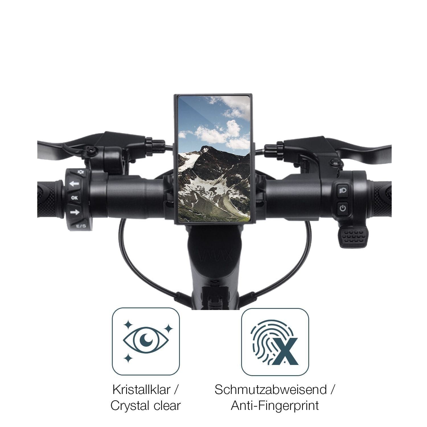 4x Schutzfolie klar für Vmax VX2 Display-Schutzfol (4)