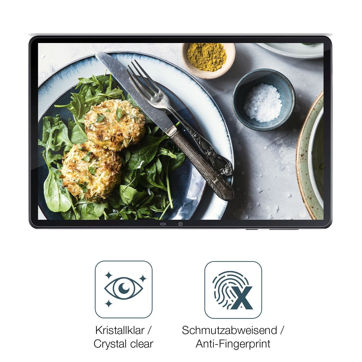 2x Schutzfolie klar für Acer Iconia P10-21Q-83XL D (4)