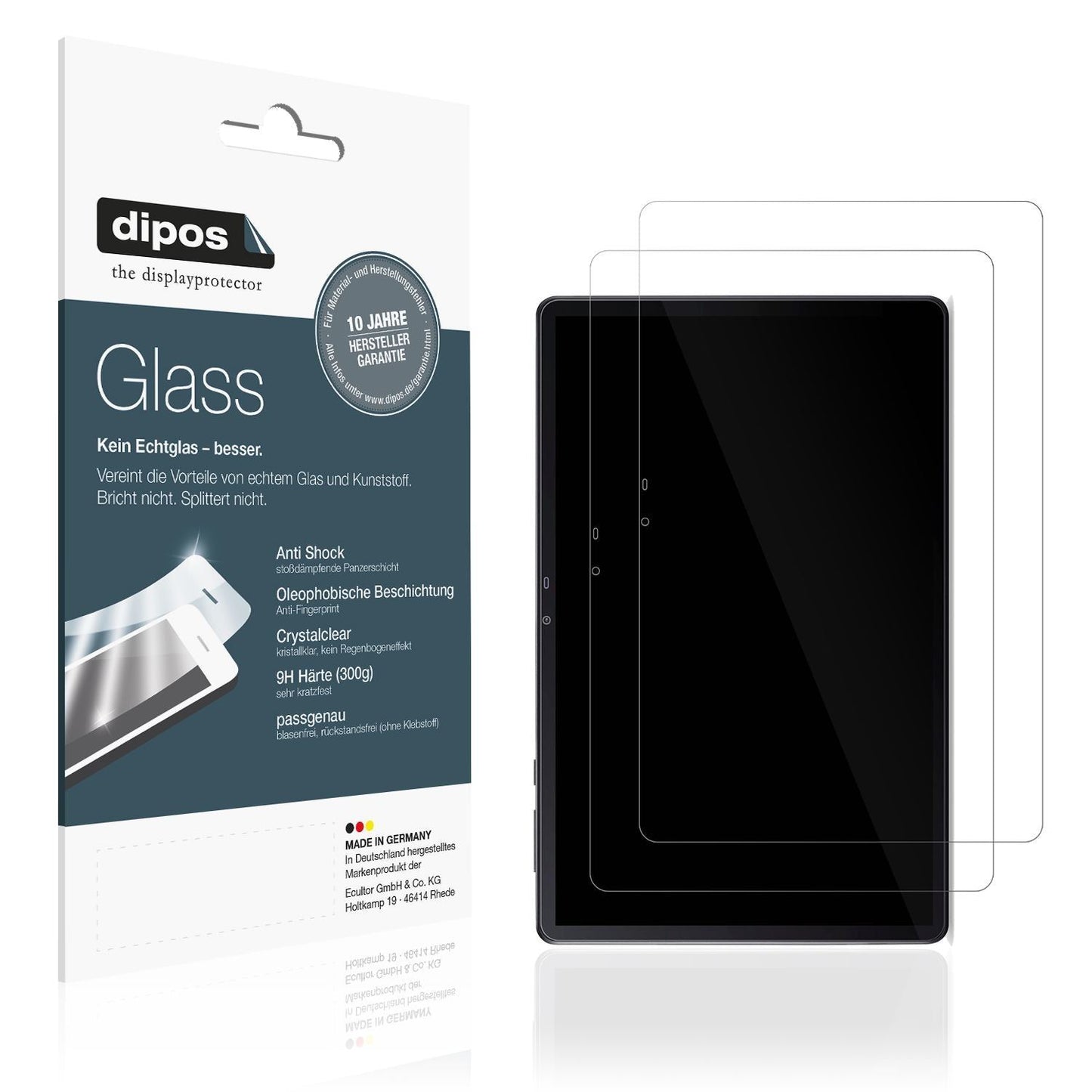 2x 9H Schutzfolie für Acer Iconia P10-21Q-83XL Pan (1)