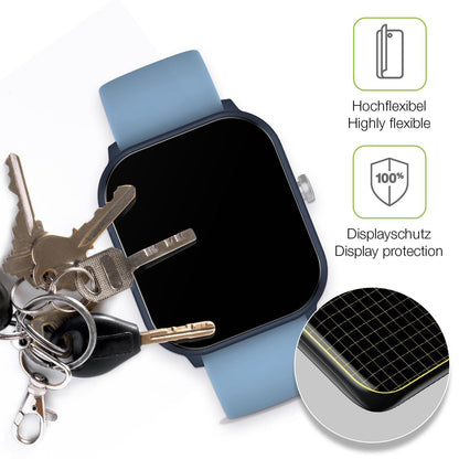 2x Full Cover Schutzfolie matt für Ice-Watch Ice S (3)