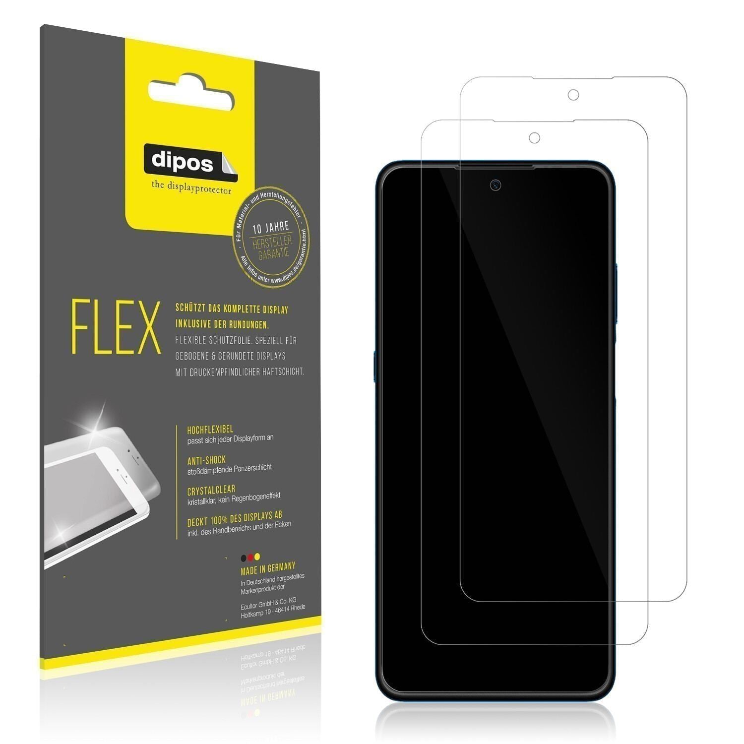 2x 3D Full Cover Schutzfolie für Hisense Infinity  (1)