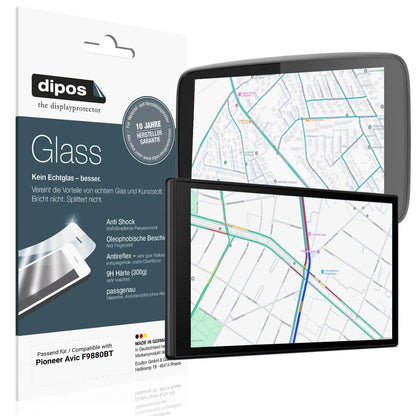 2x 9H Schutzfolie matt für Pioneer Avic F9880BT Pa (1)