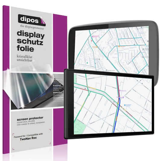 2x Schutzfolie klar für TwoNav Roc Display-Schutzf (1)