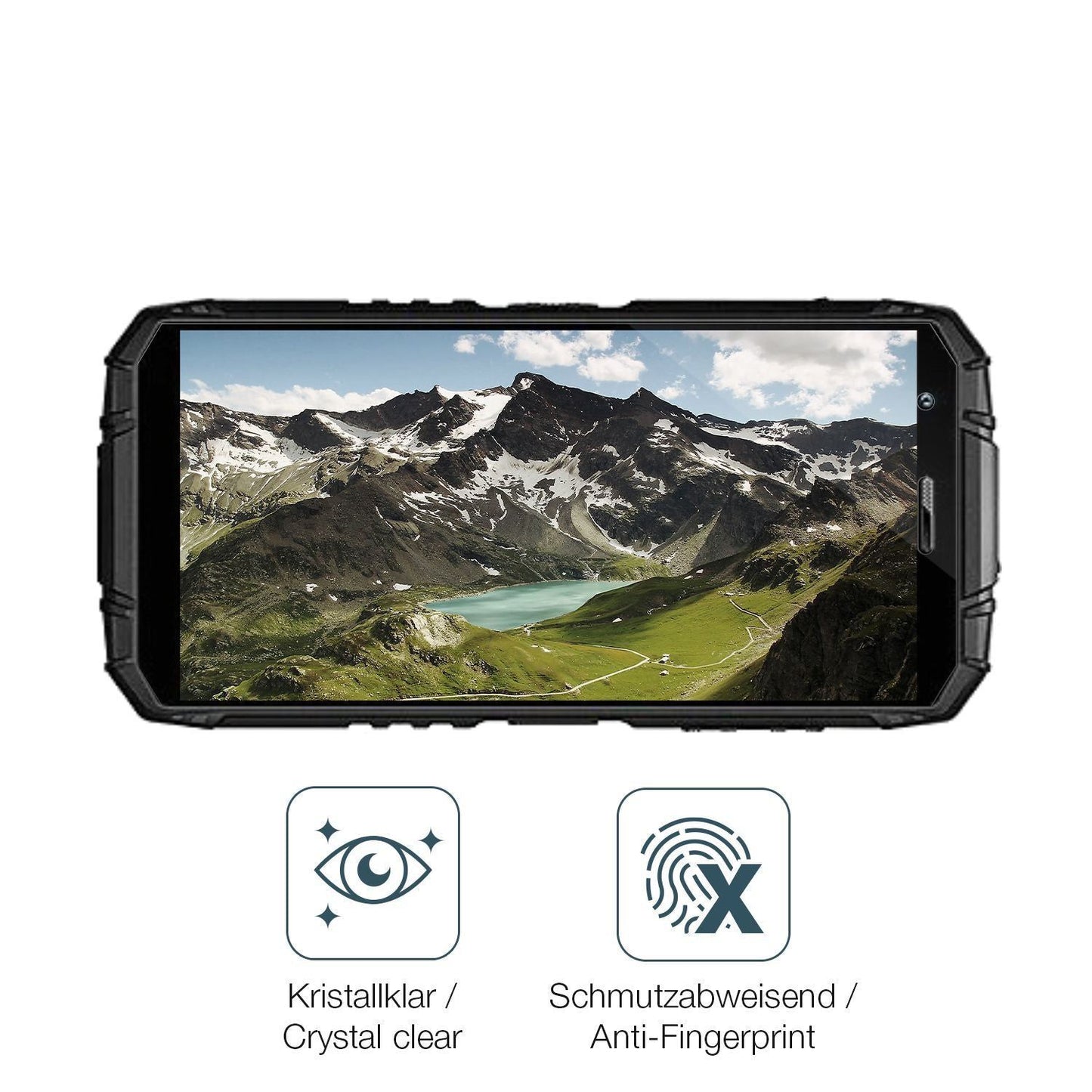 4x Schutzfolie klar für Doogee S41 Max Display-Sch (4)