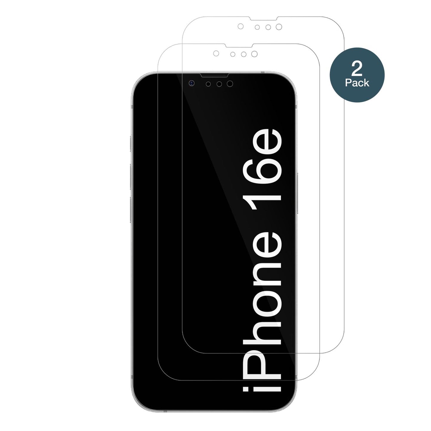 2x 9H Schutzfolie für Apple iPhone 16e Panzerfolie (2)