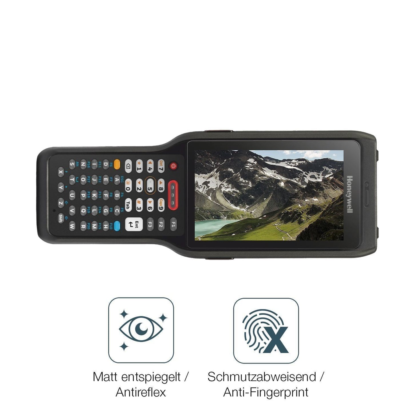 2x 9H Schutzfolie matt für Honeywell Ck62 Panzerfo (5)