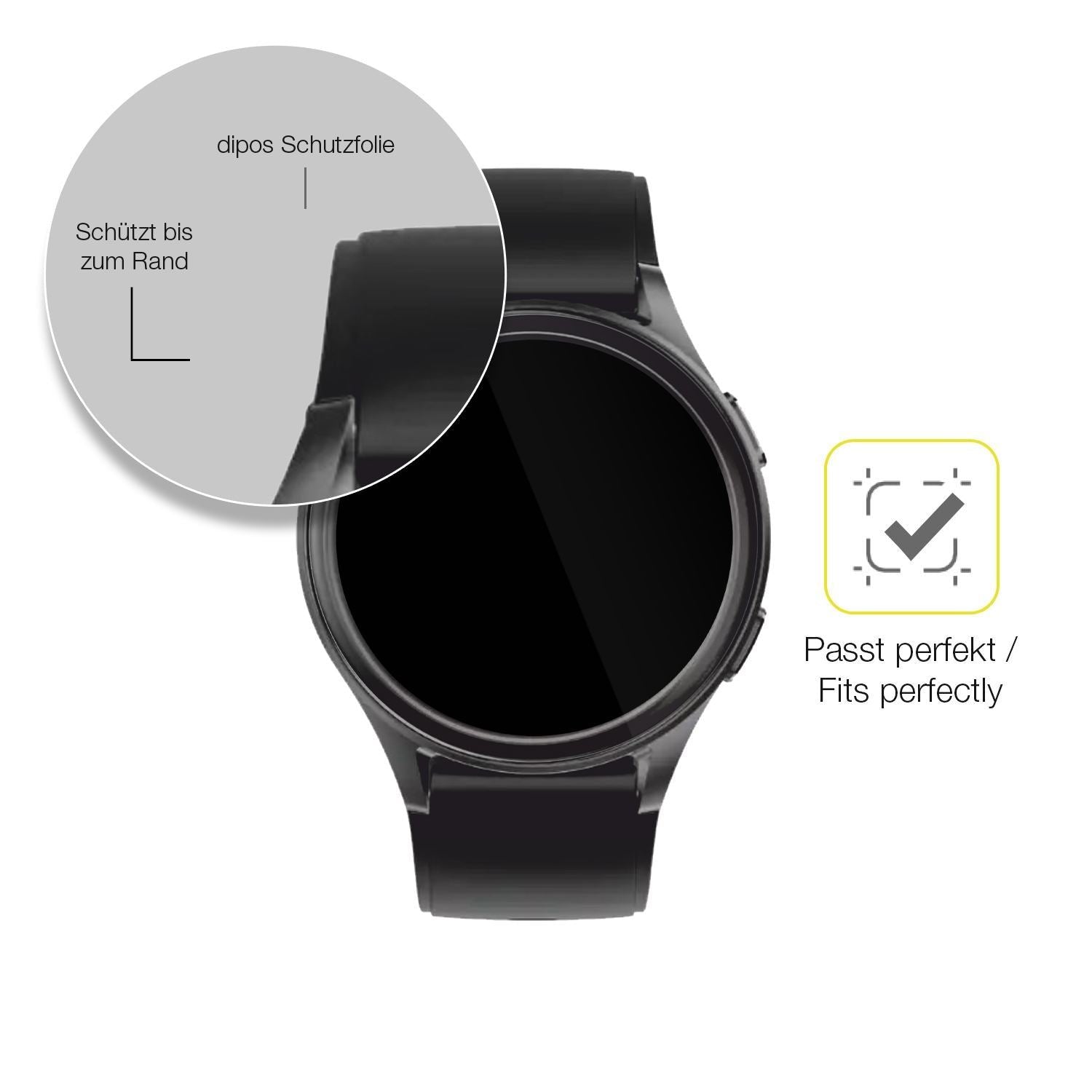 2x 3D Full Cover Schutzfolie für Lava ProWatch X (6)