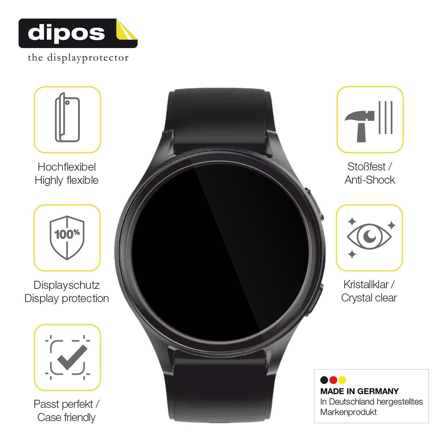2x 3D Full Cover Schutzfolie für Lava ProWatch X (7)