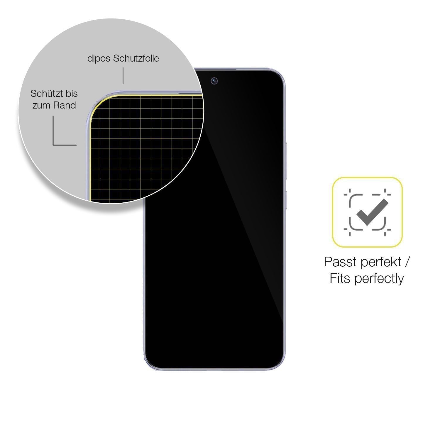 2x 3D Full Cover Schutzfolie für Realme P3 Pro 5G (6)