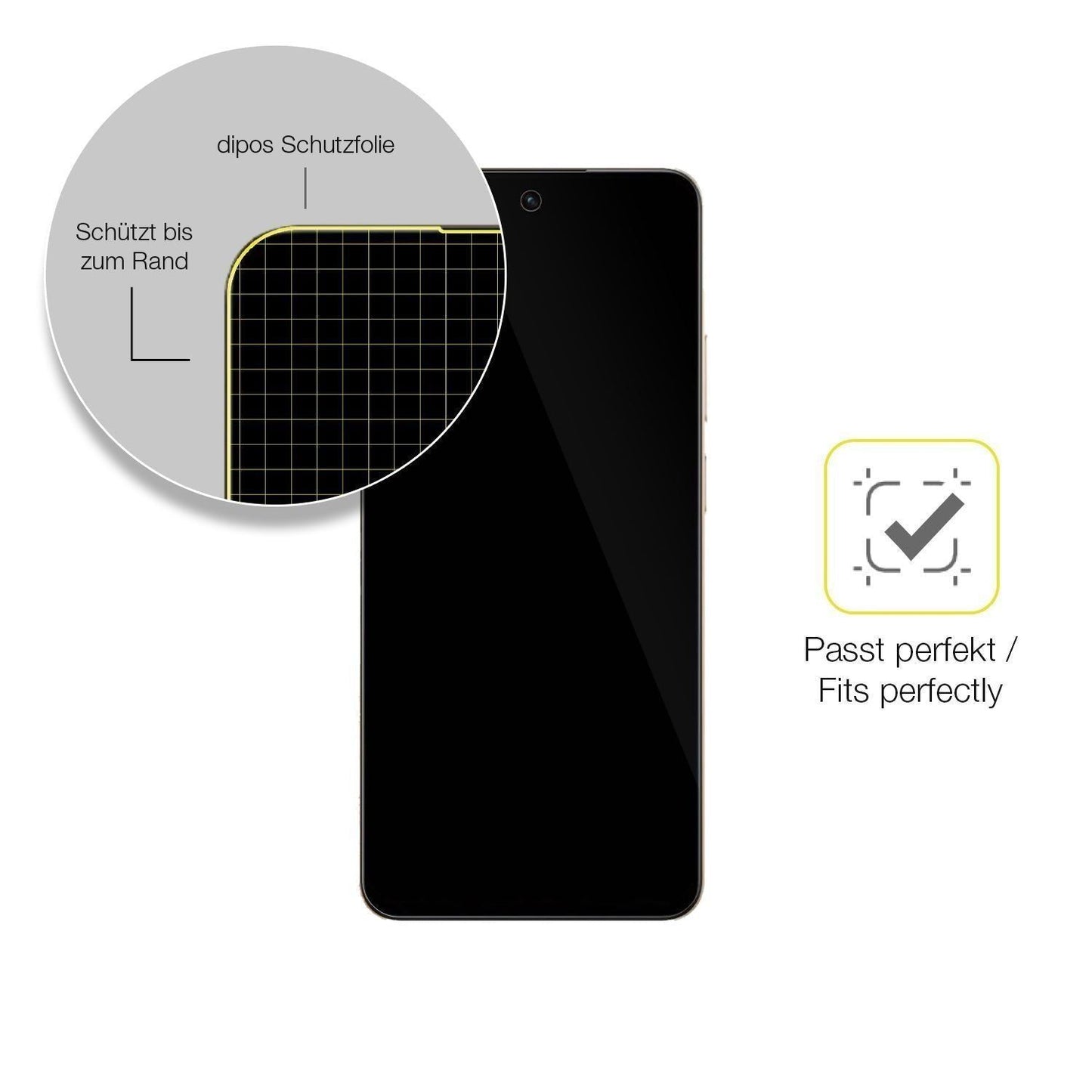 2x 3D Full Cover Schutzfolie für Realme P3x 5G (6)