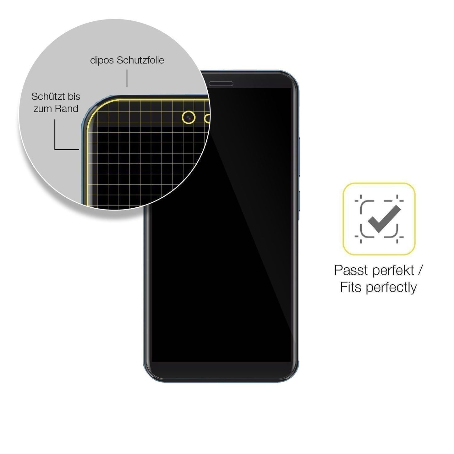 2x 3D Full Cover Schutzfolie für Mobicel PX10 (6)