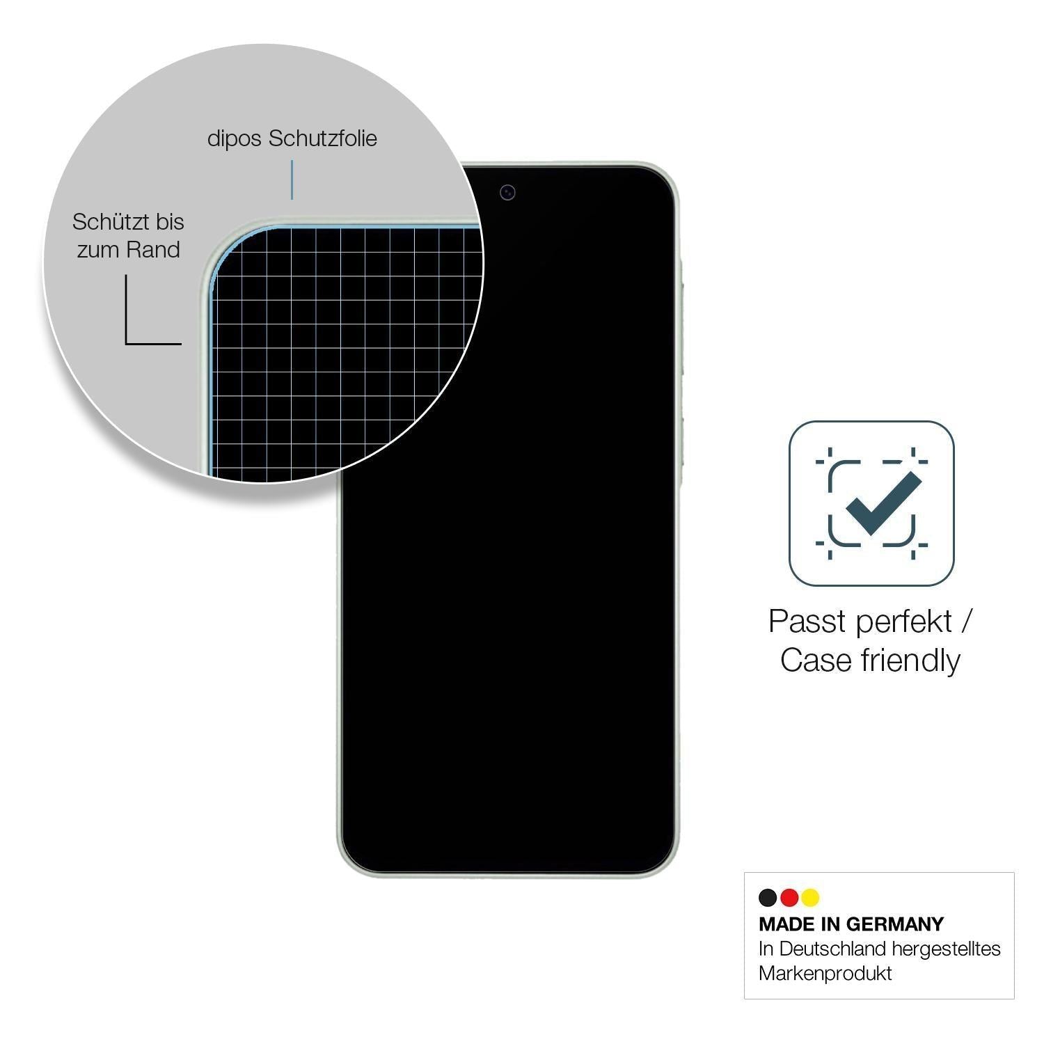 2x 9H Schutzfolie matt für Samsung Galaxy A26 5G P (6)