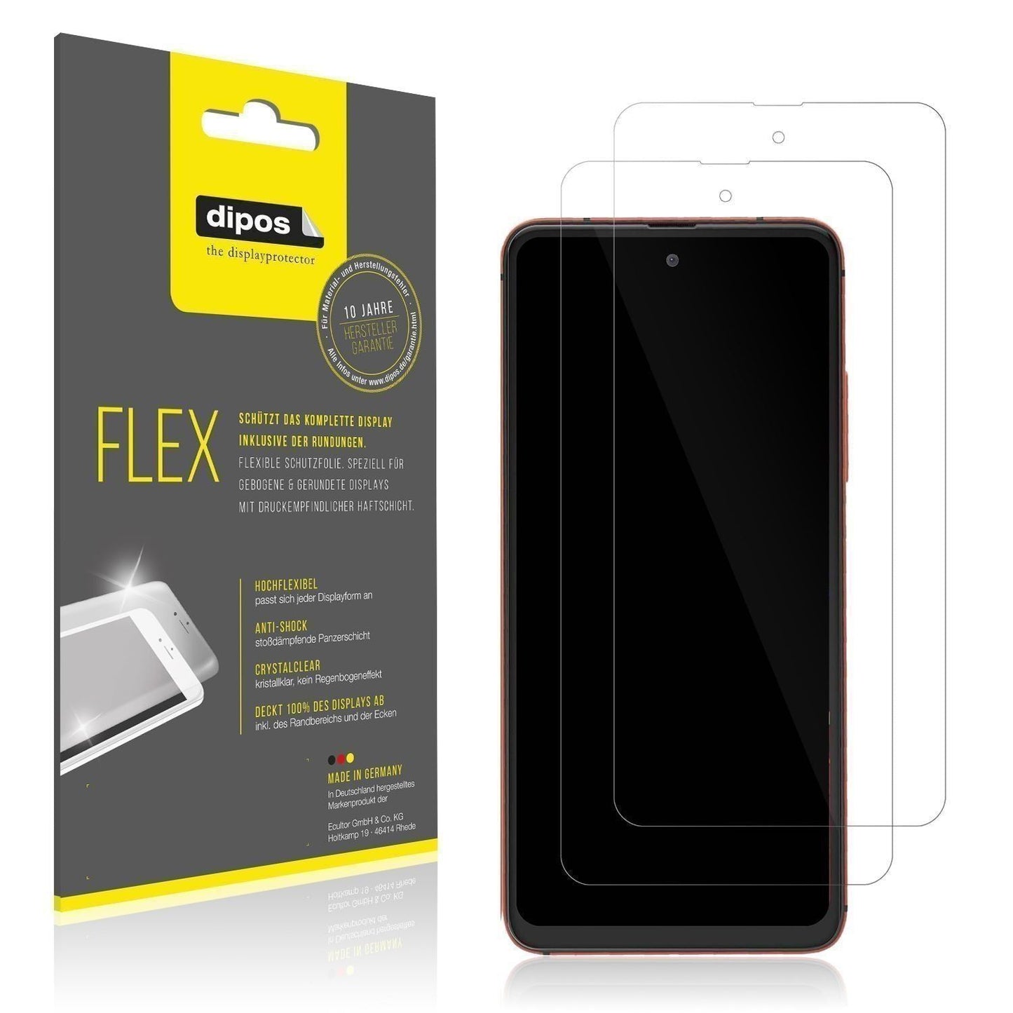 2x 3D Full Cover Schutzfolie für Nuu Mobile N20 (1)