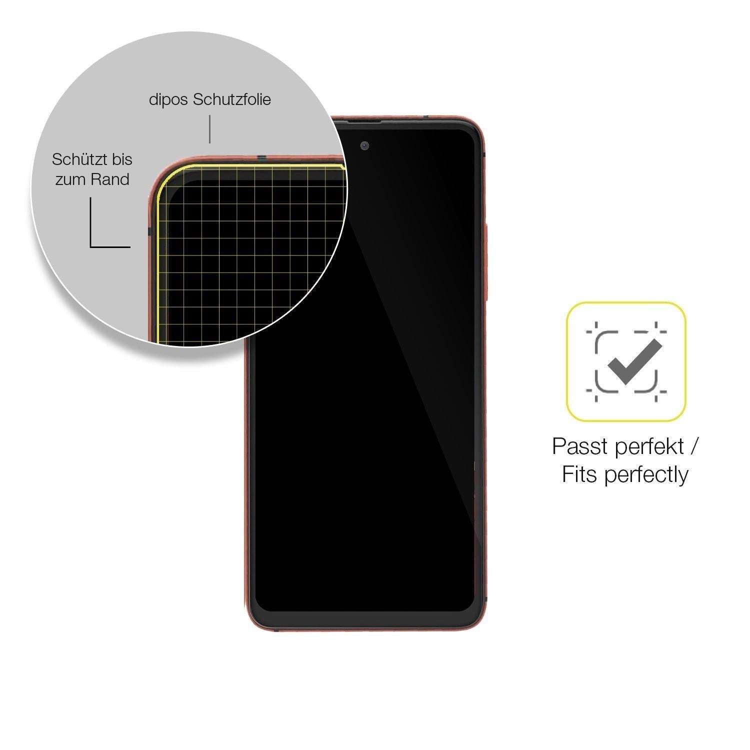 2x 3D Full Cover Schutzfolie für Nuu Mobile N20 (6)