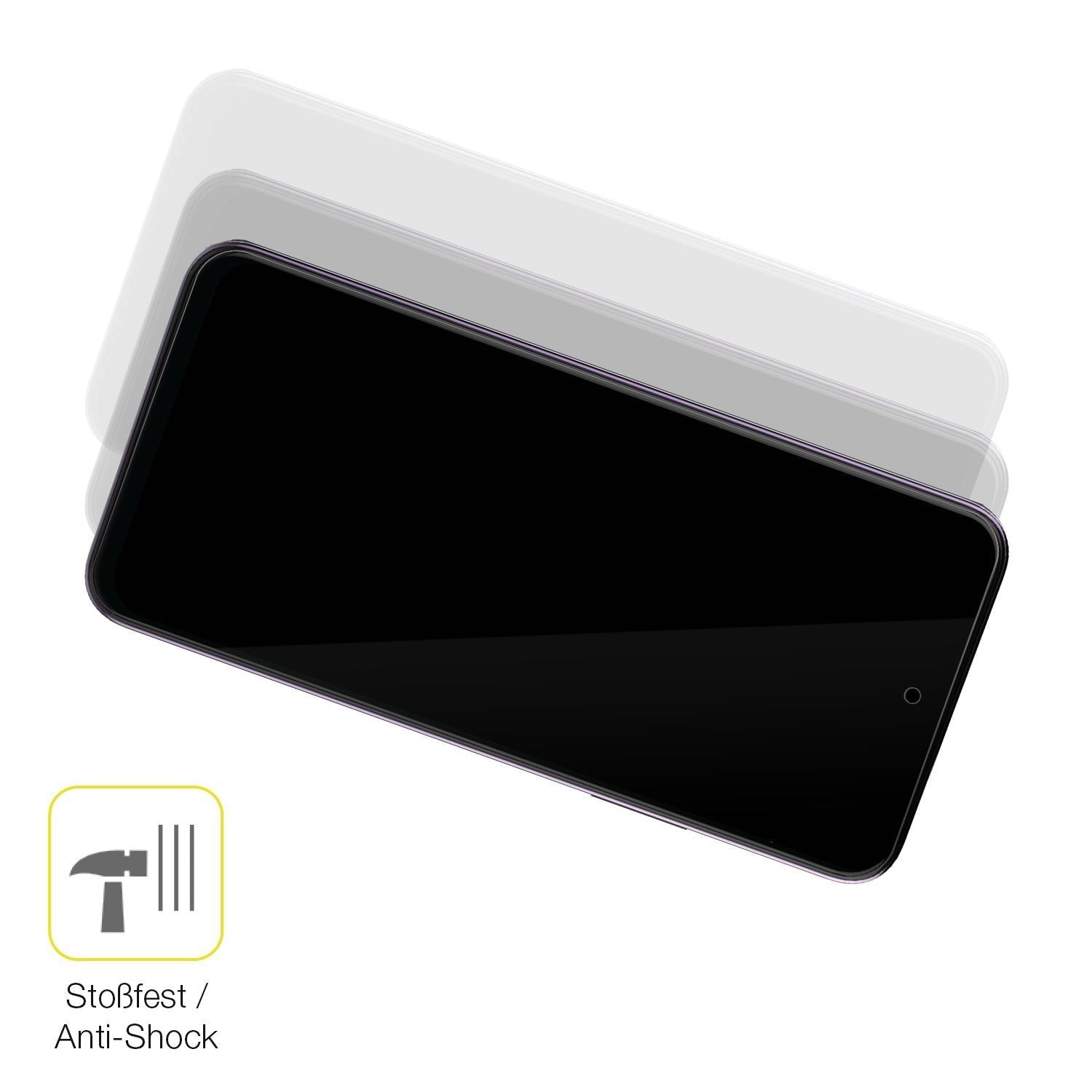 2x 3D Full Cover Schutzfolie für Nuu Mobile N30 (4)