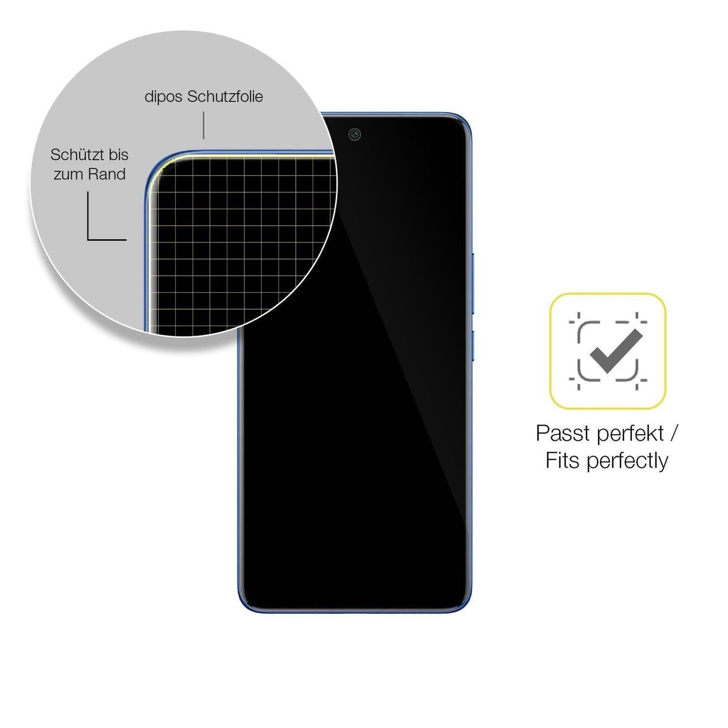 2x 3D Full Cover Schutzfolie für Vivo V50 (6)