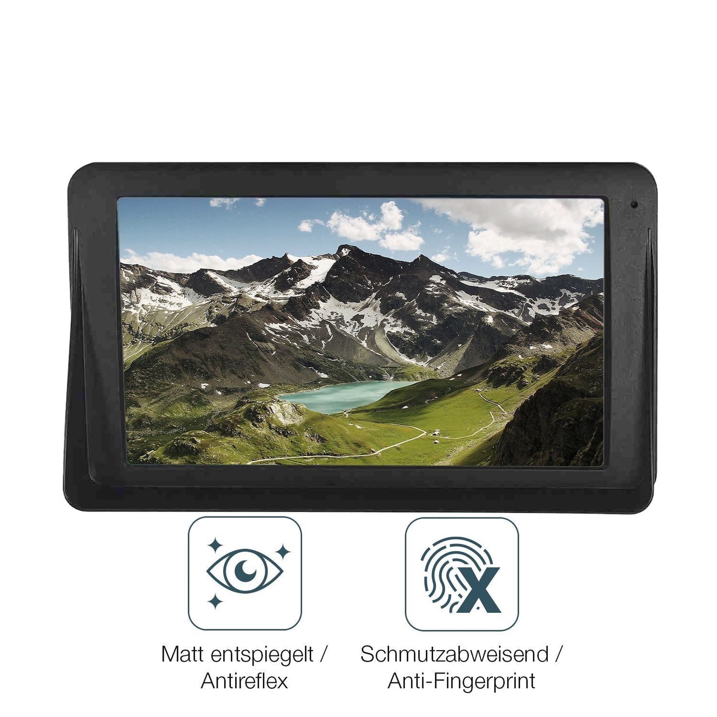 2x 9H Schutzfolie matt für Technaxx TX-320 Panzerf (5)