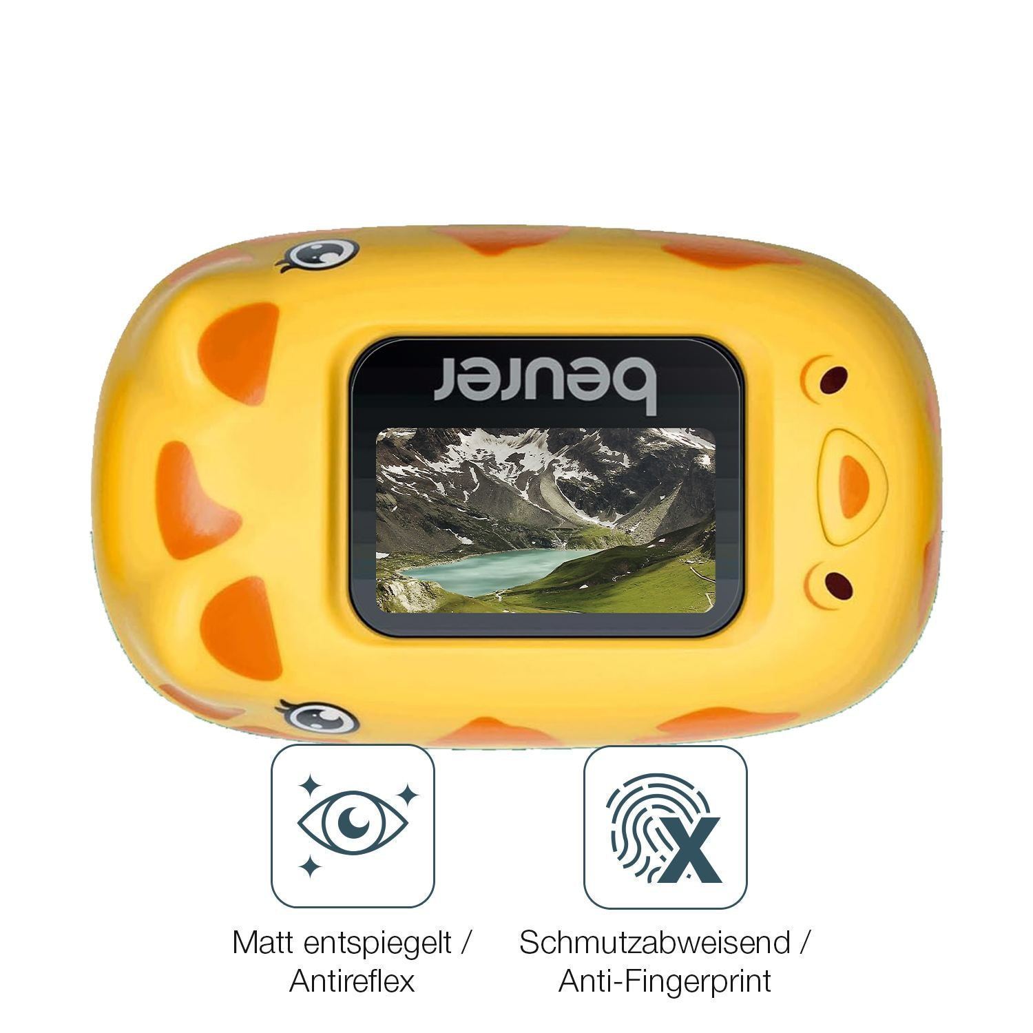 4x Schutzfolie matt für Beurer PO 13 KIDS Display- (4)