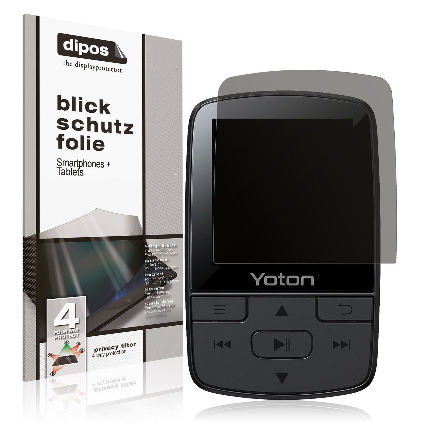 Blickschutzfolie für YOTON YM03 MP3-Player matt Sc (1)