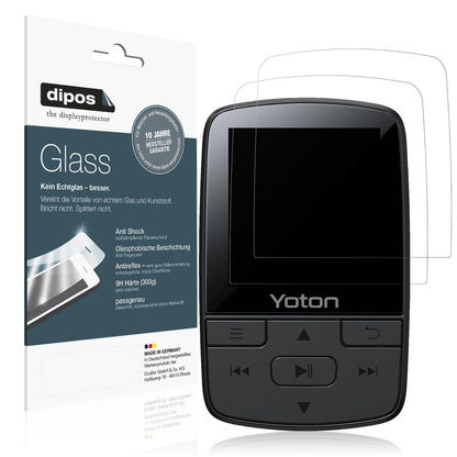 2x 9H Schutzfolie matt für YOTON YM03 MP3-Player P (1)