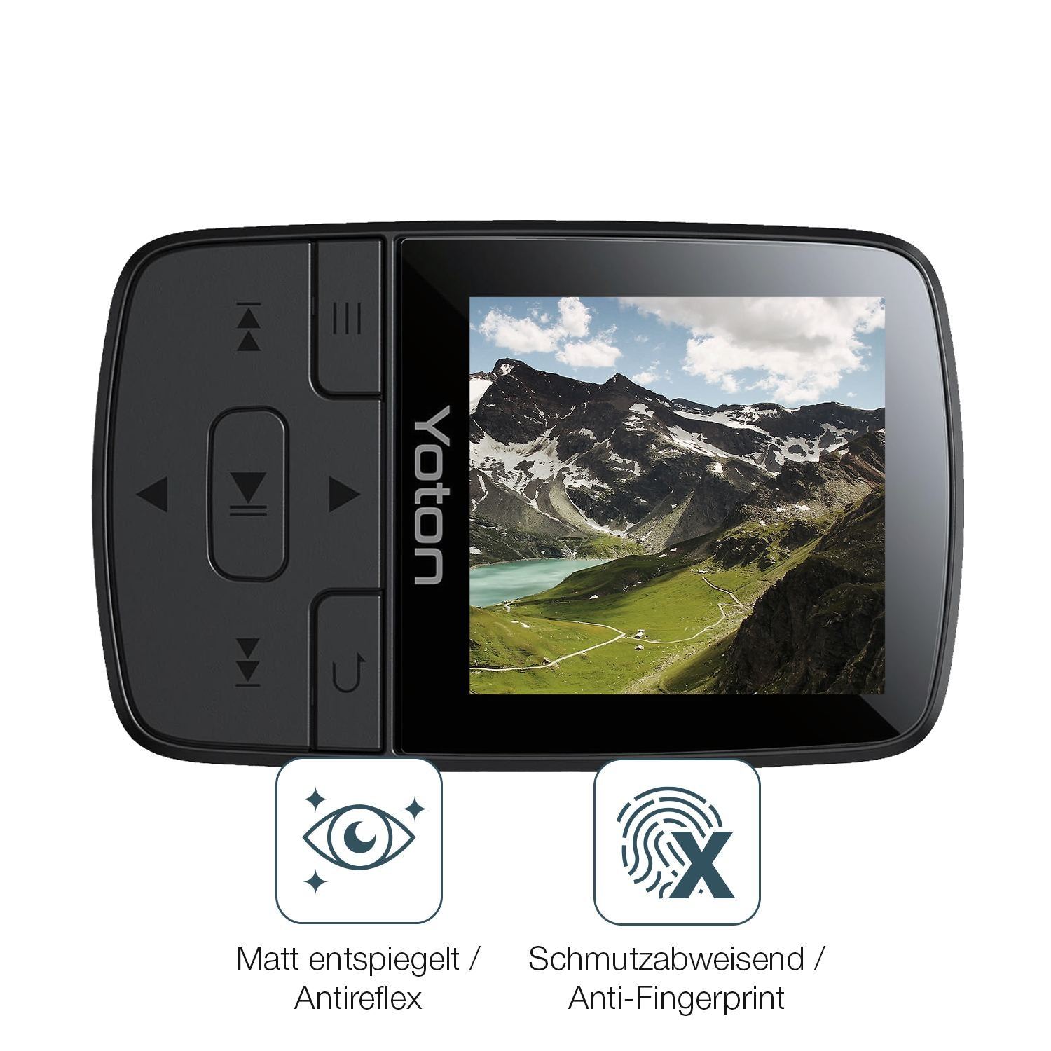 2x 9H Schutzfolie matt für YOTON YM03 MP3-Player P (5)