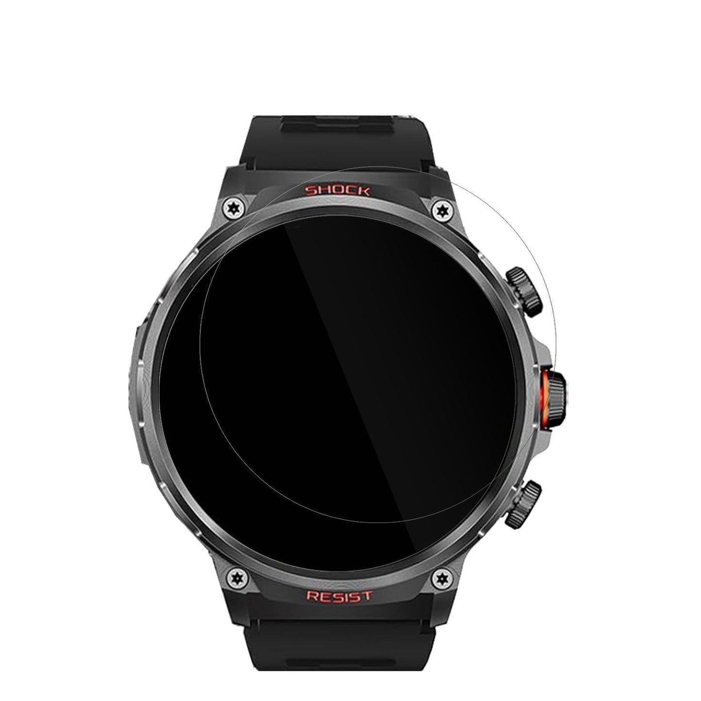 6x Schutzfolie klar für WalkerFit M6Max Display-Sc (2)
