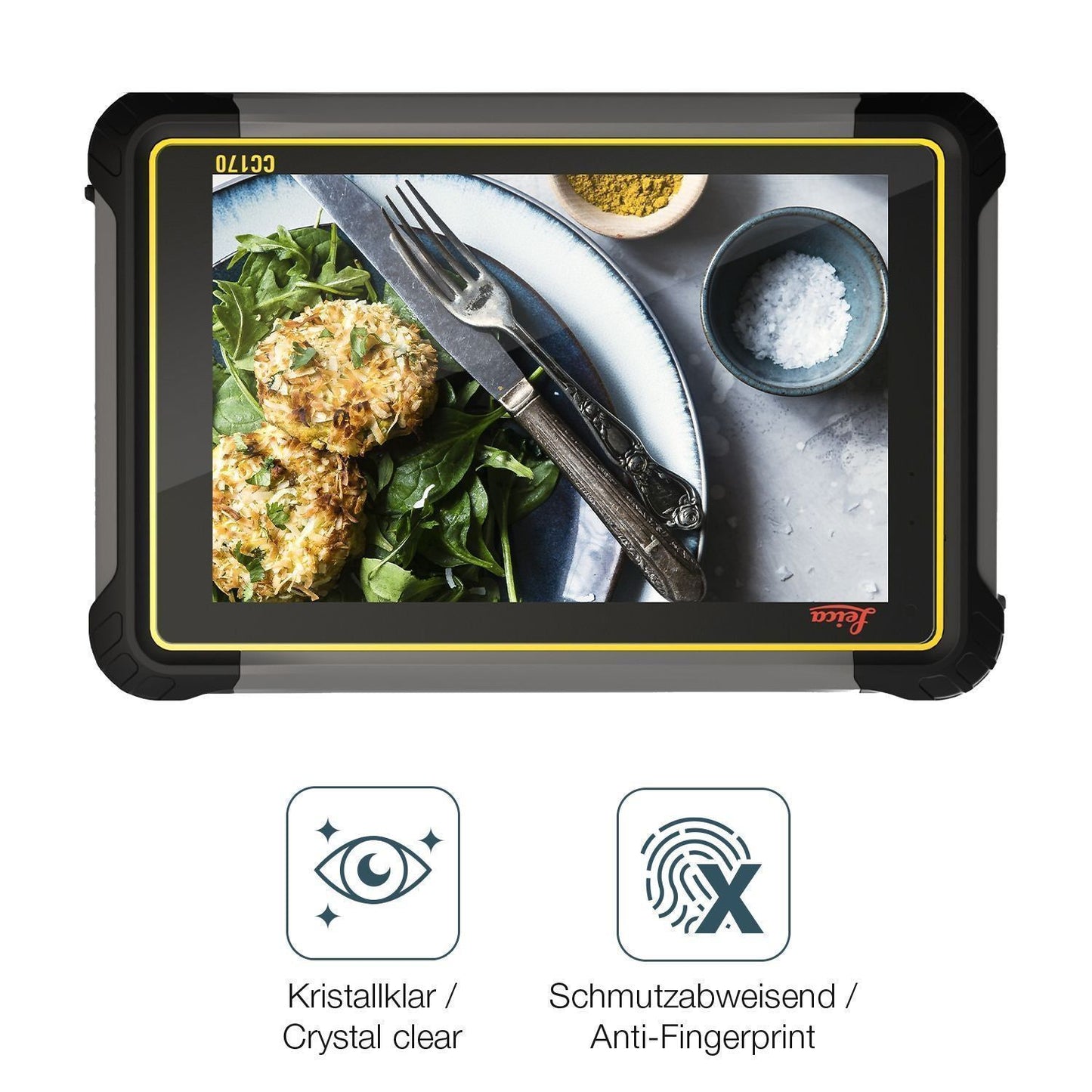 2x Schutzfolie klar für Leica iCON CC170 Display-S (4)