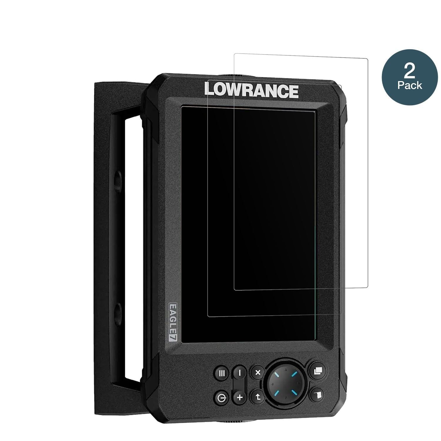 2x 9H Schutzfolie matt für Lowrance Eagle 7 Panzer (2)
