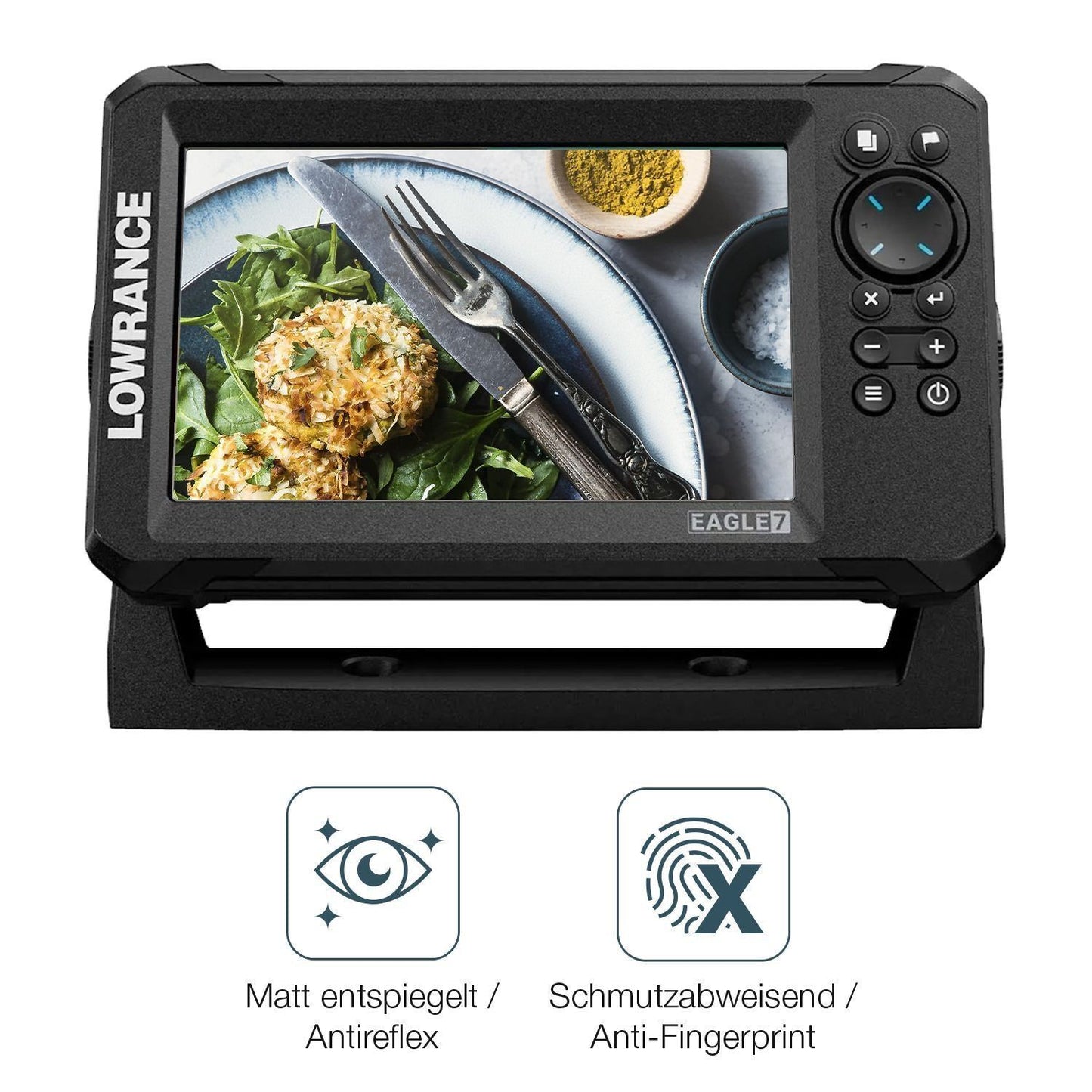 2x 9H Schutzfolie matt für Lowrance Eagle 7 Panzer (5)