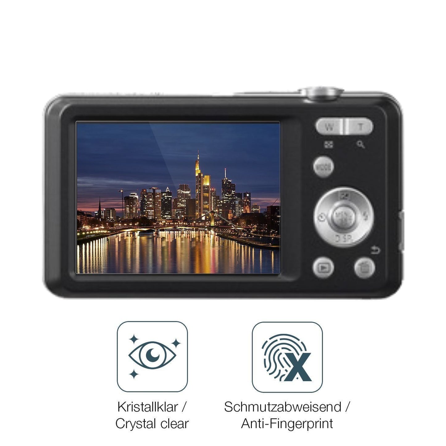 4x Schutzfolie klar für Panasonic Lumix DMC-FS28 D (4)