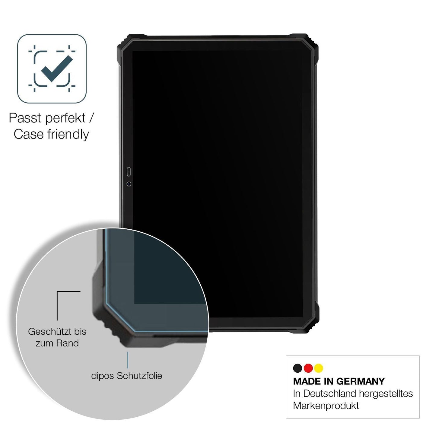 2x 9H Schutzfolie matt für Blackview Active 10 Pro (6)