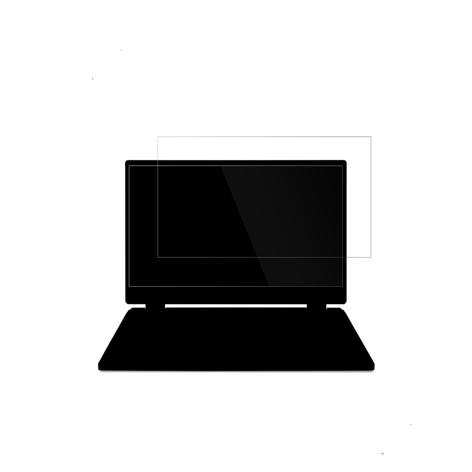 2x Schutzfolie klar für Acer Nitro 17 AN17-42 Disp (2)