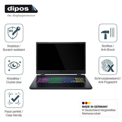 2x 9H Schutzfolie für Acer Nitro 5 Gaming AN517-55 (7)