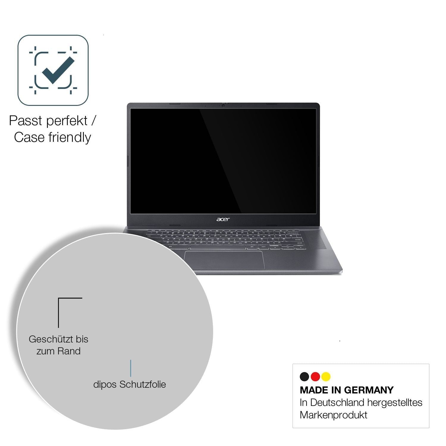 2x 9H Schutzfolie für Acer Chromebook Plus 515 Pan (6)