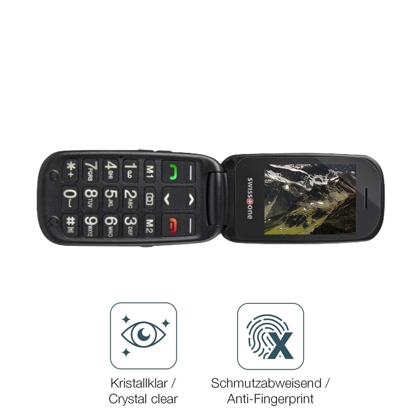 2x 9H Schutzfolie für Swisstone BBM 625 Panzerfoli (5)