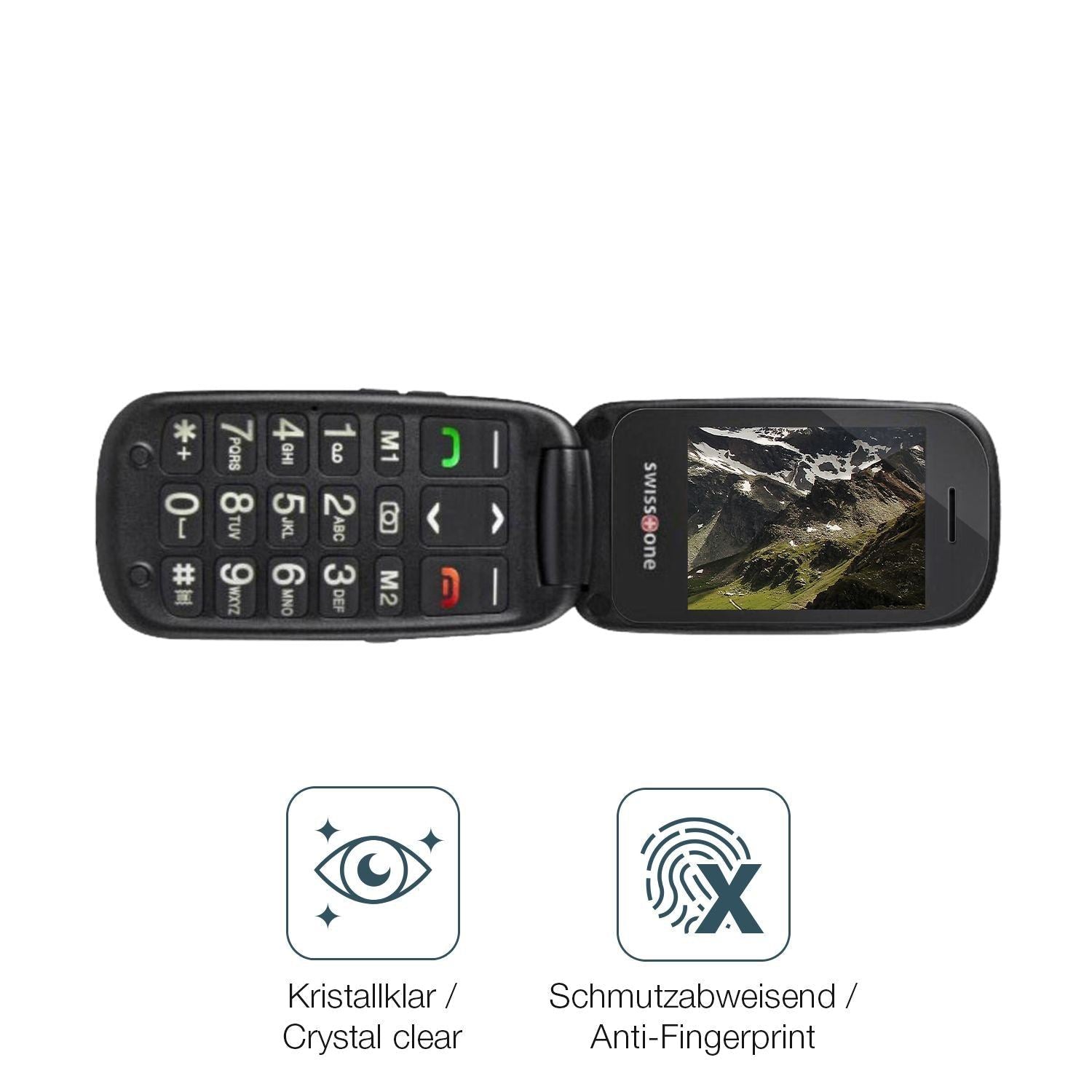 2x 9H Schutzfolie für Swisstone BBM 625 Panzerfoli (5)