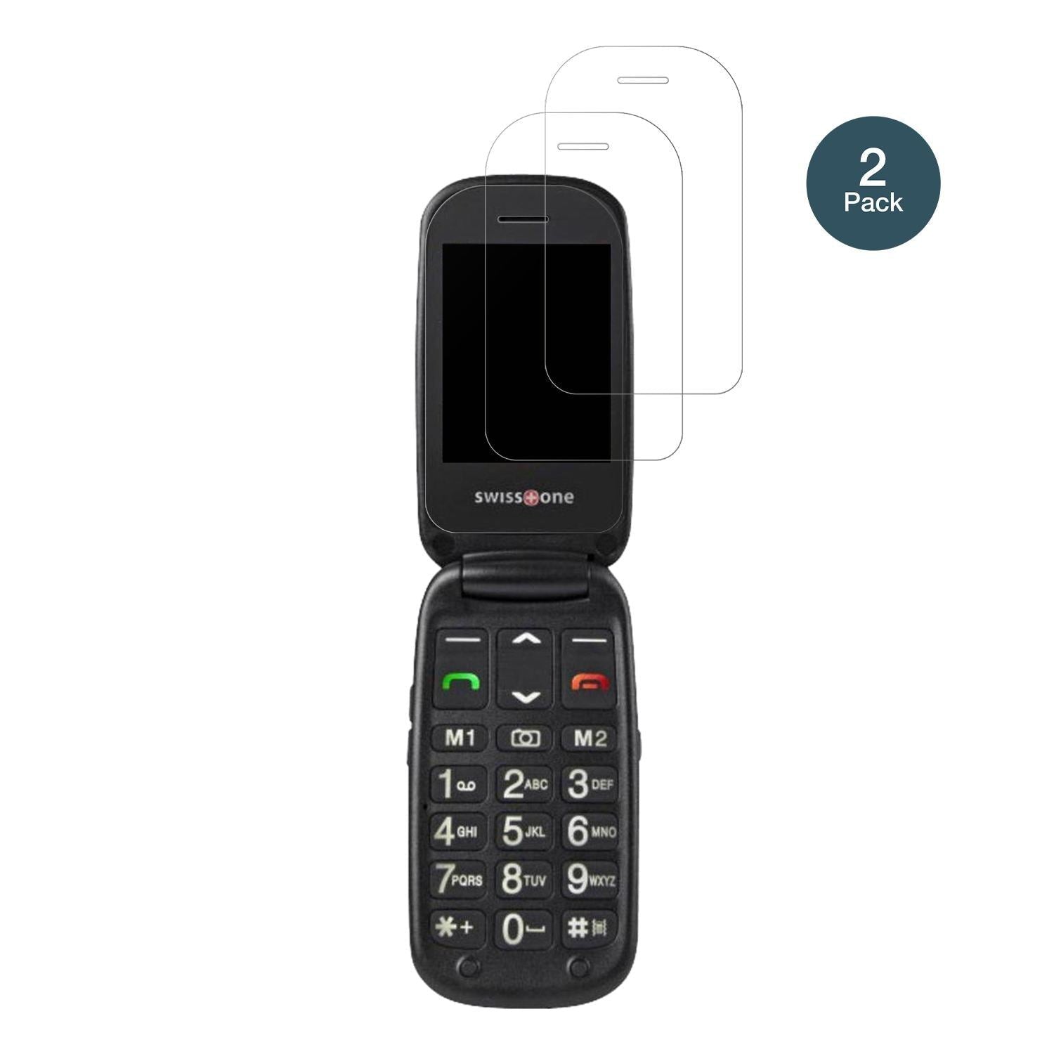 2x 9H Schutzfolie matt für Swisstone BBM 625 Panze (2)