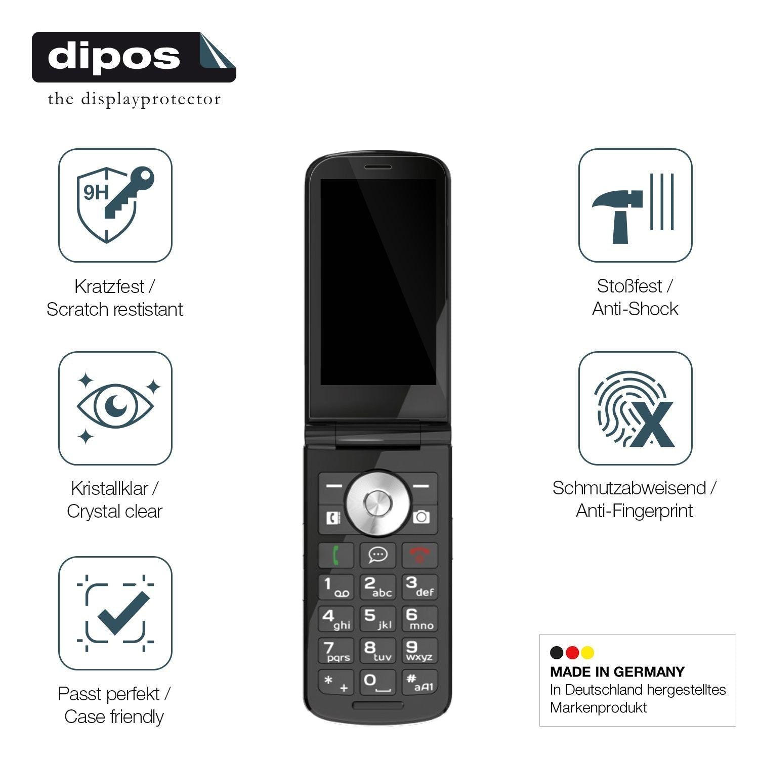 2x 9H Schutzfolie für Emporia TOUCHSMART 4G Panzer (7)