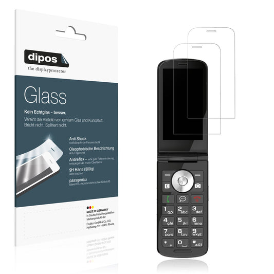 2x 9H Schutzfolie matt für Emporia TOUCHSMART 4G P (1)