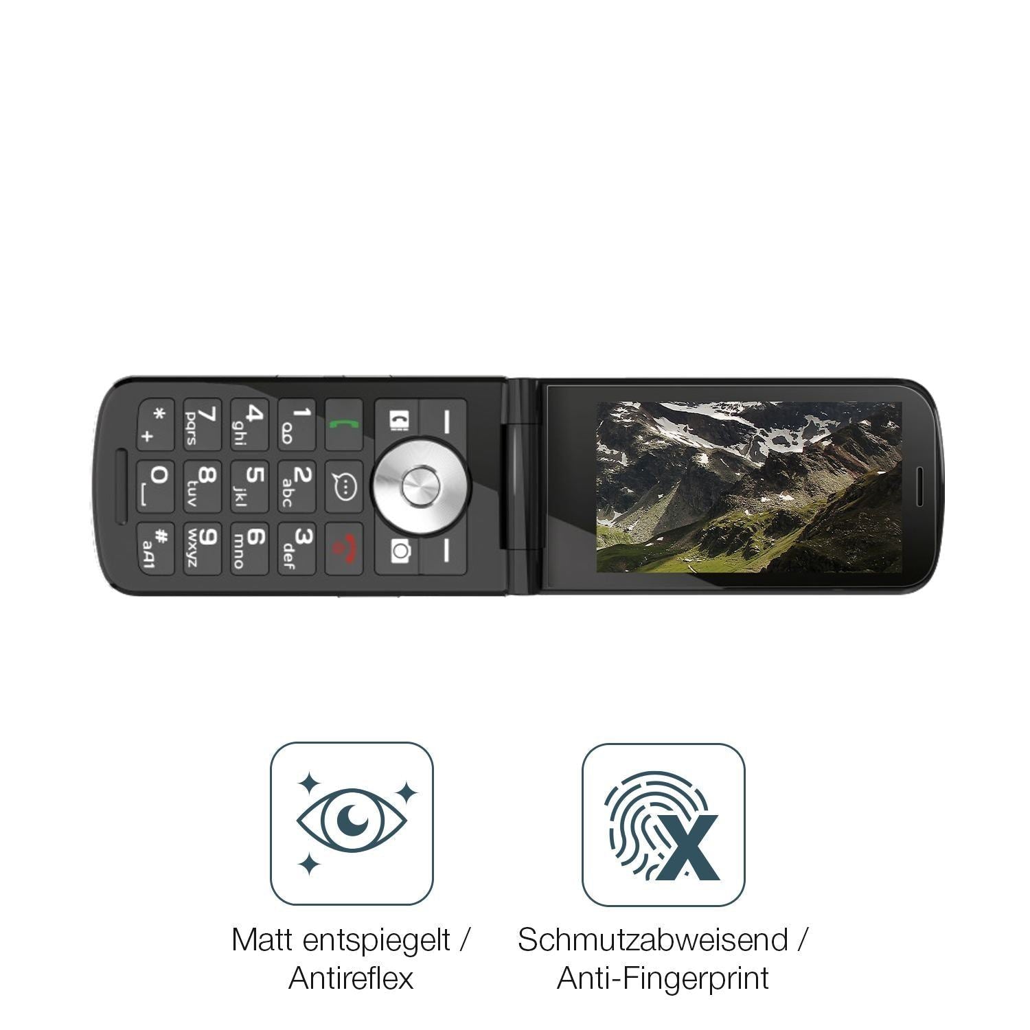 2x 9H Schutzfolie matt für Emporia TOUCHSMART 4G P (5)