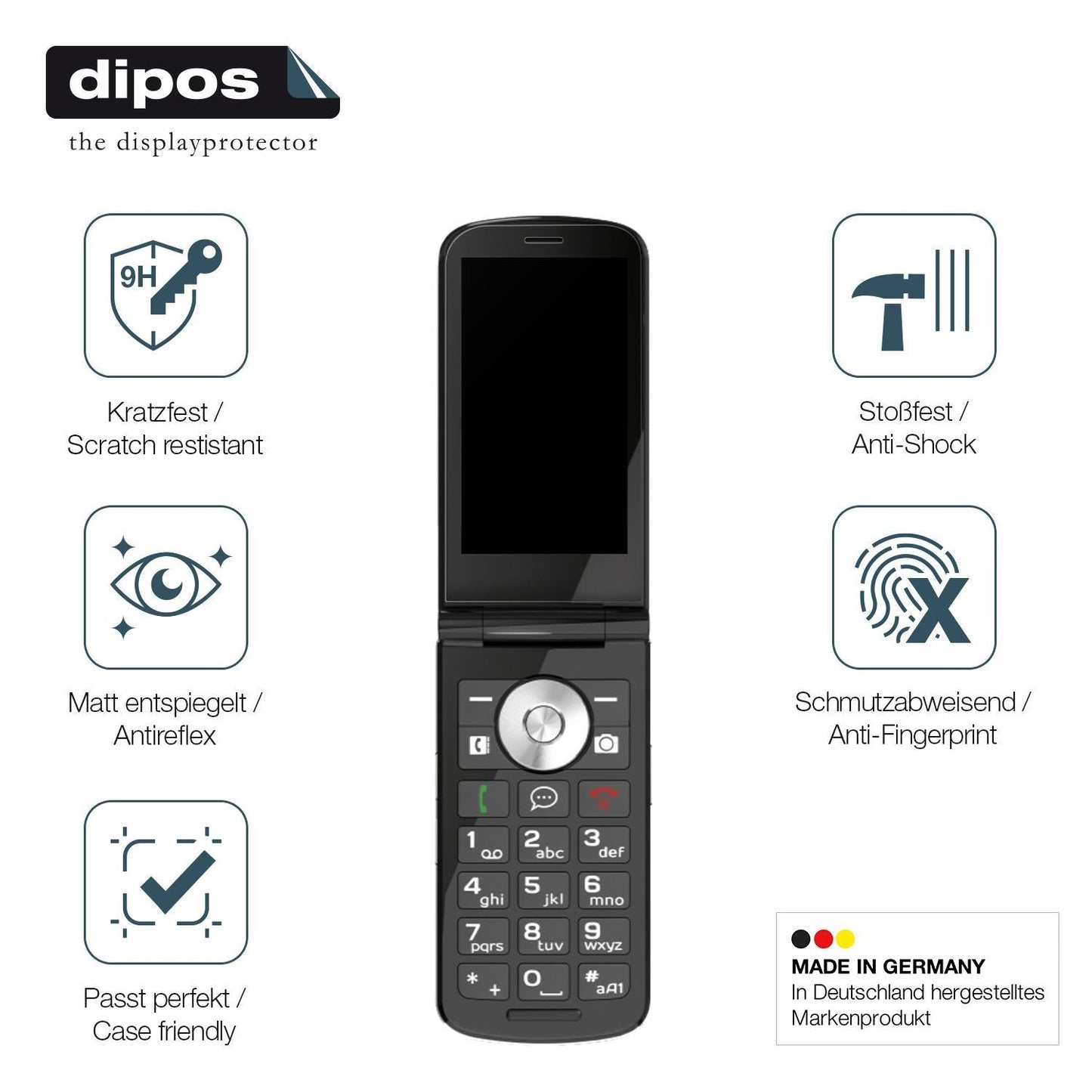 2x 9H Schutzfolie matt für Emporia TOUCHSMART 4G P (7)