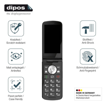 2x 9H Schutzfolie matt für Emporia TOUCHSMART 4G P (7)