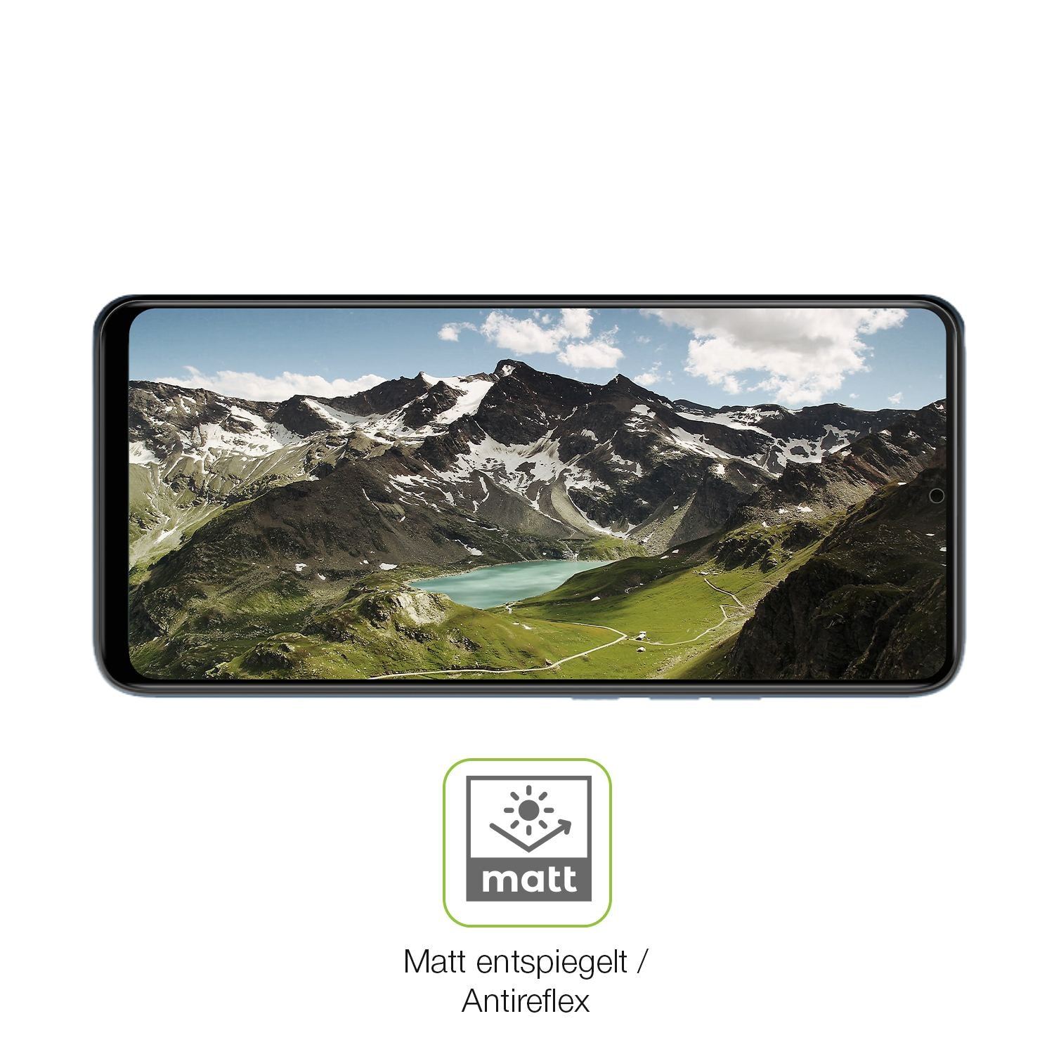 2x Full Cover Schutzfolie matt für BLU G44+ (5)