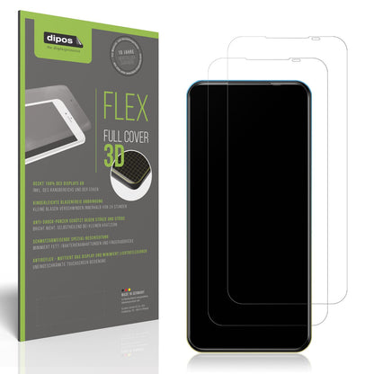 2x Full Cover Schutzfolie matt für Mobicel X9 (1)